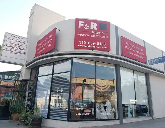 F&R Interiors Los Angeles Window Treatment Showroom